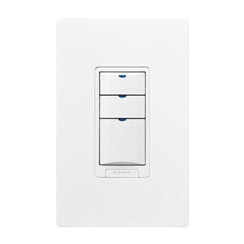 Pass And Seymour Low Voltage Switch 4-Button With LED Gray (LVSW104G)