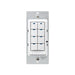 Pass And Seymour Low Voltage Switch 4-Button With LED White (LVSW104W)