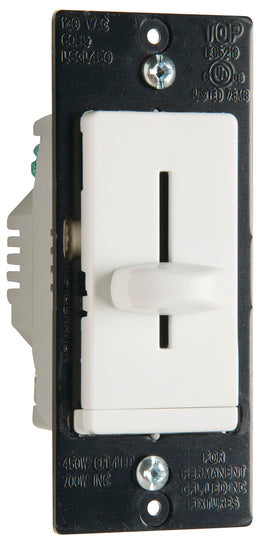 Pass And Seymour LS Incandescent/Compact Fluorescent /LED Non-Preset Dimmer Black (LSCL450BK)