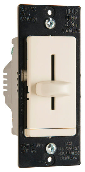 Pass And Seymour LS Incandescent/Compact Fluorescent /LED Non-Preset Dimmer Light Almond (LSCL450LA)