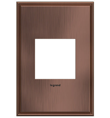 Pass And Seymour Matte Antique Copper 1-Gang Wall Plate (AWC1G2MAC4)