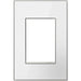 Pass And Seymour Mirror White 1-Gang 3-Module White-On-White Wall Plate (AWM1G3MWW4)