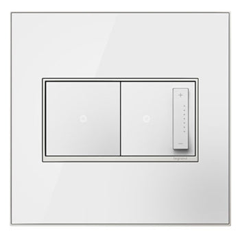Pass And Seymour Mirror White 2-Gang Wow Wall Plate (AWM2GMWW4)