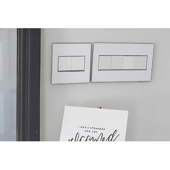 Pass And Seymour Mirror White 2-Gang Wall Plate (AWM2GMW4)