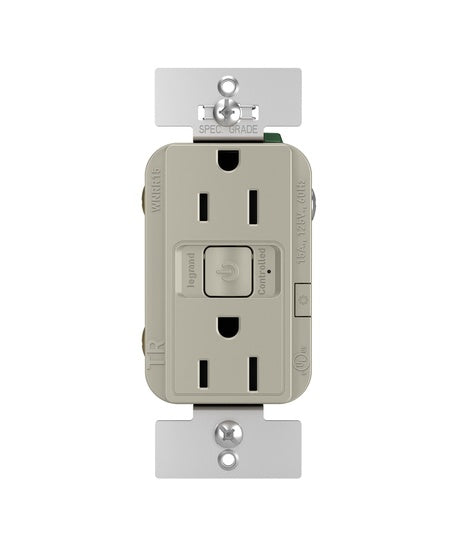 Pass And Seymour Netatmo 15A Outlet Nickel (WNRR15NI)