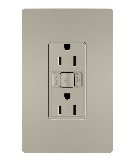 Pass And Seymour Netatmo 15A Outlet Nickel (WNRR15NI)