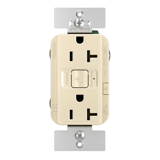 Pass And Seymour Netatmo 20A Outlet Light Almond (WNRR20LA)