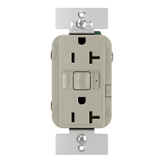 Pass And Seymour Netatmo 20A Outlet Nickel (WNRR20NI)