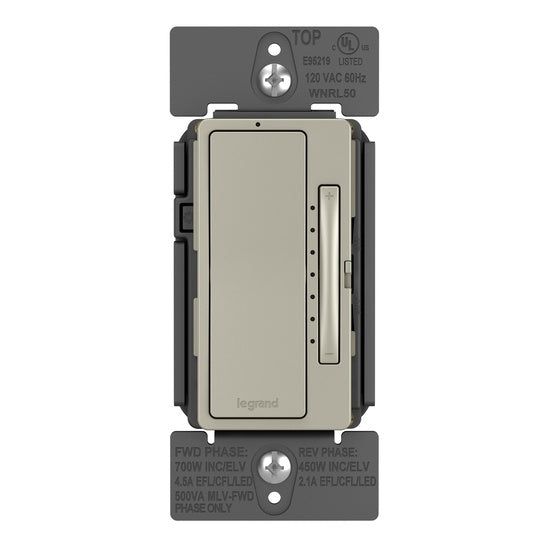 Pass And Seymour Netatmo Tru-Universal Dimmer Nickel (WNRL50NI)