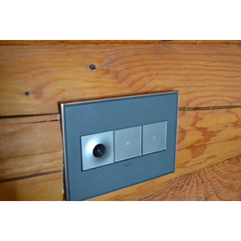 Pass And Seymour Oil Rubbed Bronze With Border 3-Gang Wall Plate (AWC3GOB4)