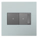 Pass And Seymour Pale Blue 2-Gang Wall Plates (AWP2GBL4)