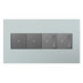 Pass And Seymour Pale Blue 4-Gang Wall Plates (AWP4GBL4)