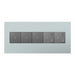 Pass And Seymour Pale Blue 5-Gang Wall Plate (AWP5GBL1)