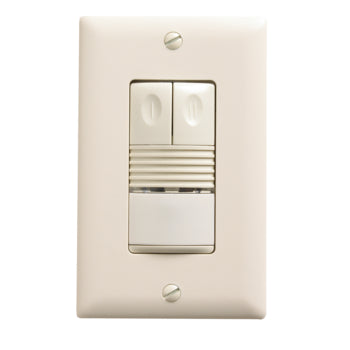 Pass And Seymour PIR Wall Switch Occupancy Sensor 2 Relay 120/277V Ivory (PW200I)