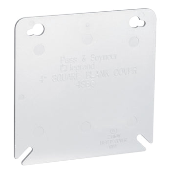 Pass And Seymour Plastic Box 4 Square Blank Cover (4SBC)