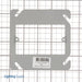 Pass And Seymour Plastic Box 4 Square Raised Cover 1-Gang (RC1)