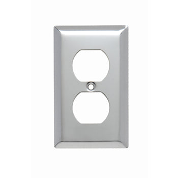 Pass And Seymour Plate 1-Gang Duplex Chrome (SB8CH)