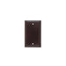 Pass And Seymour Plate Plastic 1-Gang Blank Without Line Brown (SP13)