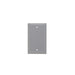 Pass And Seymour Plate Plastic 1-Gang Blank Without Line Gray (SP13GRY)