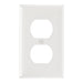 Pass And Seymour Plate Plastic 1-Gang Duplex Without Line White (SP8W)