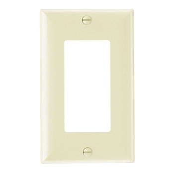 Pass And Seymour Plate Plastic 1-Gang SPLEX Without Line Ivory (SP26I)