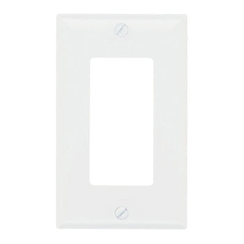 Pass And Seymour Plate Plastic 1-Gang SPLEX Without Line White (SP26W)