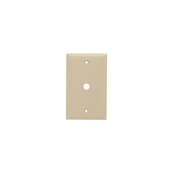Pass And Seymour Plate Plastic 1-Gang Telephone Without Line Ivory (SP11I)