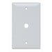 Pass And Seymour Plate Plastic 1-Gang Telephone Without Line White (SP11W)