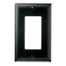 Pass And Seymour Plate Plastic 2-Gang 2 SPLEX Without Line Black (SP262BK)