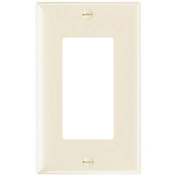 Pass And Seymour Plate Plastic 2-Gang 2 SPLEX Without Line Light Almond (SP262LA)