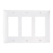 Pass And Seymour Plate Plastic 3-Gang 3 SPLEX Without Line Light Almond (SP263LA)