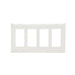 Pass And Seymour Plate Plastic 4-Gang 4 SPLEX Without Line White (SP264W)