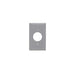 Pass And Seymour Plate Plastic 1-Gang Single Receptacle Without Line Gray (SP7GRY)