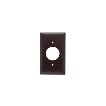 Pass And Seymour Plate Plastic 1-Gang Single Receptacle Without Line (SP7)