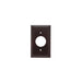 Pass And Seymour Plate Plastic 1-Gang Single Receptacle Without Line (SP7)