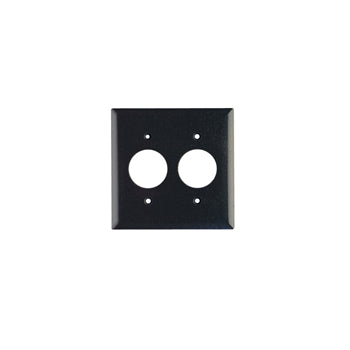 Pass And Seymour Plate Plastic 2-Gang 2 Single Receptacle Without Line (SP72)