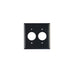 Pass And Seymour Plate Plastic 2-Gang 2 Single Receptacle Without Line (SP72)