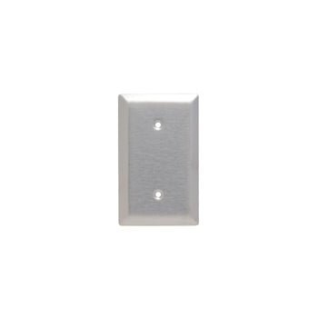 Pass And Seymour Plate SS430 1-Gang Blank Without Line Stainless Steel (SL14)