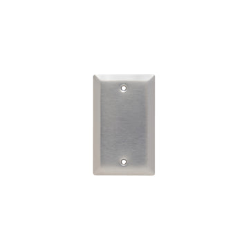 Pass And Seymour Plate SS430 1-Gang Blank Without Line Stainless Steel (SL13)