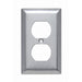 Pass And Seymour Plate SS430 1-Gang Duplex Without Line (SL8)