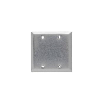 Pass And Seymour Plate SS430 2-Gang Blank (SL23)
