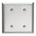 Pass And Seymour Plate SS430 2-Gang Blank Without Line (SL24)