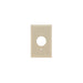 Pass And Seymour Plastic Plate Junior Jumbo 1-Gang Single Without Line Ivory (SPJ7I)