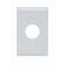 Pass And Seymour Plastic Plate Junior Jumbo 1-Gang Single Without Line White (SPJ7W)