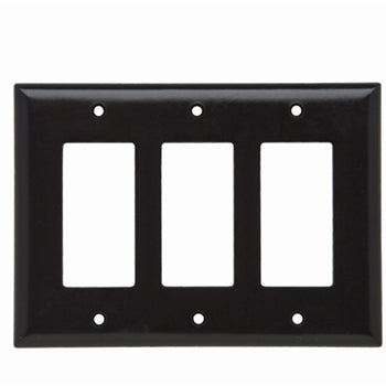 Pass And Seymour Plastic Plate Junior Jumbo 3-Gang 3 SPLEX Without Line (SPJ263)
