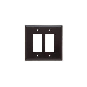 Pass And Seymour Plastic Plate Jumbo 2-Gang 2 SPLEX Without Line (SPO262)