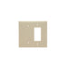 Pass And Seymour Plastic Plate Jumbo 2-Gang Blank/SPLEX Without Ivory (SPO1326I)