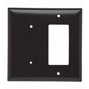 Pass And Seymour Plastic Plate Jumbo 2-Gang Blank/SPLEX Without (SPO1326)