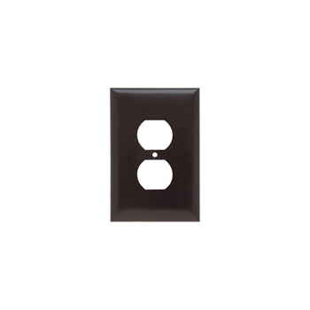 Pass And Seymour Plastic Plate Jumbo 1-Gang Duplex Without Line (SPO8)