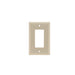Pass And Seymour Plate Plastic Junior Jumbo 1-Gang SPLEX Without Line Ivory (SPJ26I)
